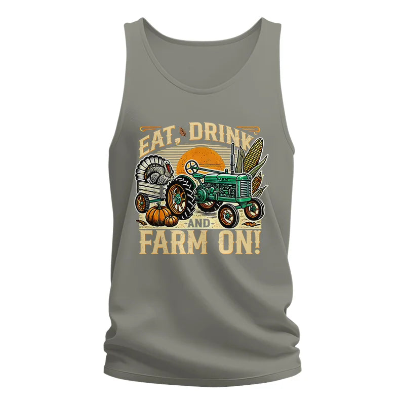 Eat Drink and Farm On - Unisex Jersey Tank