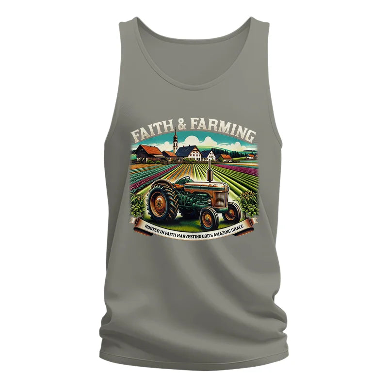 Image of Faith And Farming 4 - Unisex Jersey Tank