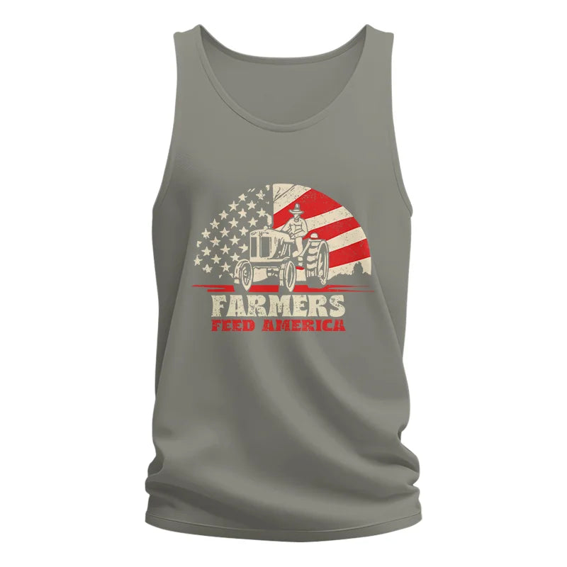 Image of Farmers Feed America Support Farmers - Unisex Jersey Tank