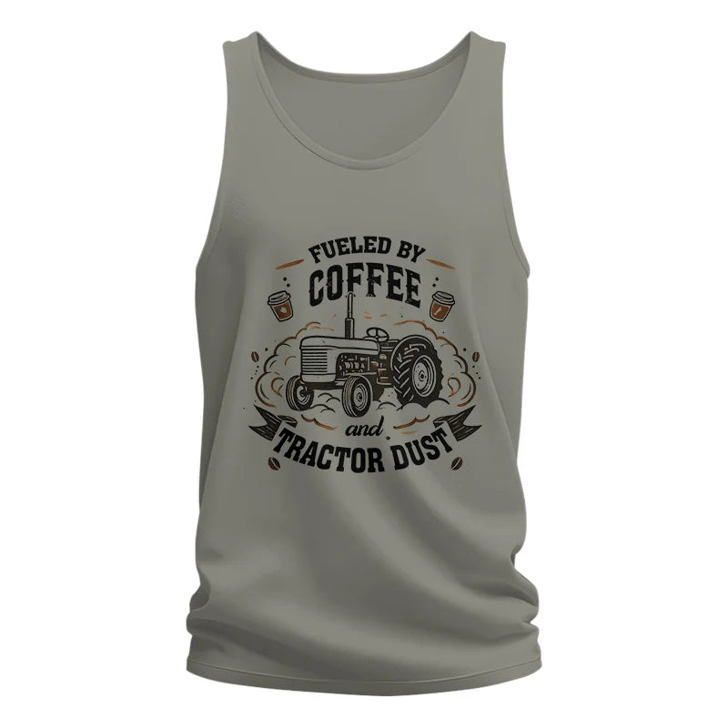 Fueled By Coffee And Tractor Dust - Unisex Jersey Tank