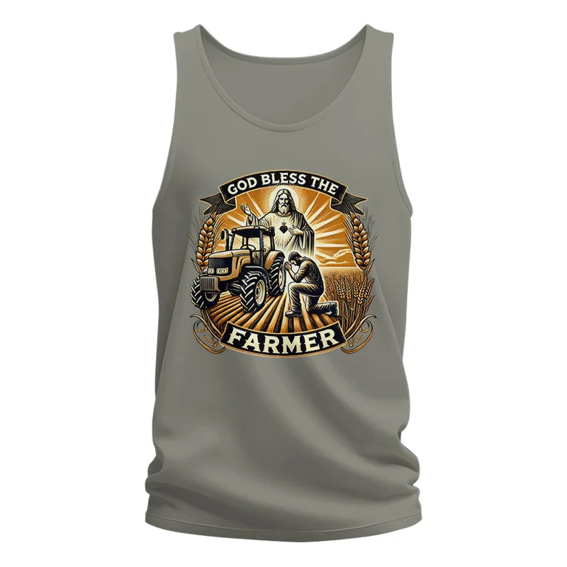 Image of God Bless The Farmer 2 - Unisex Jersey Tank