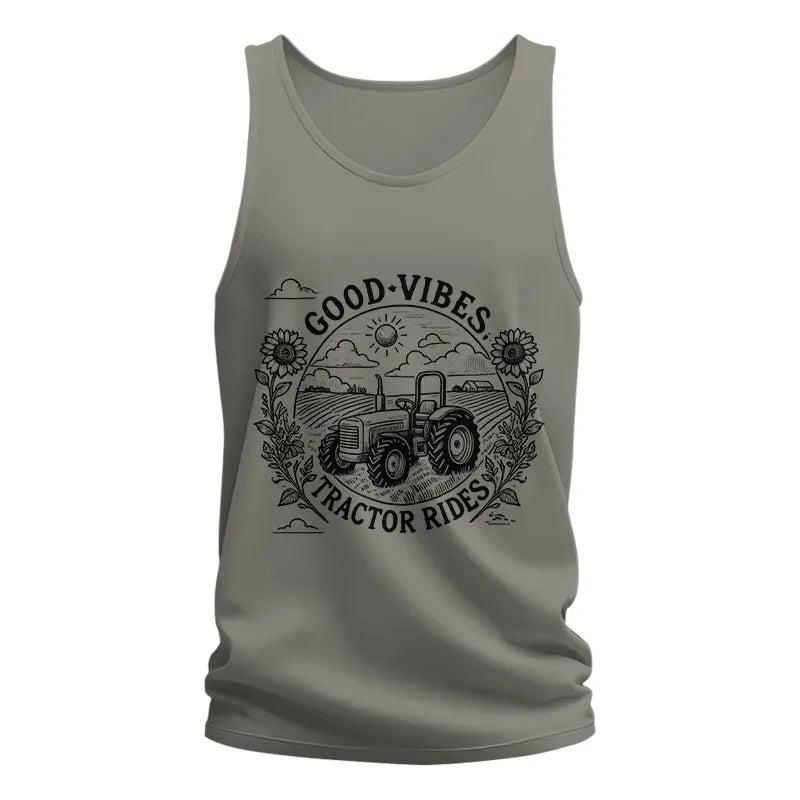 Image of Good Vibes Tractor Rides - Unisex Jersey Tank