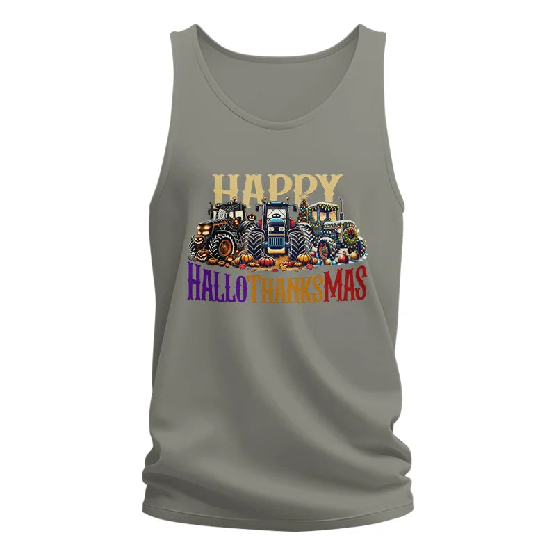 Happy HalloThanksMas - Unisex Jersey Tank