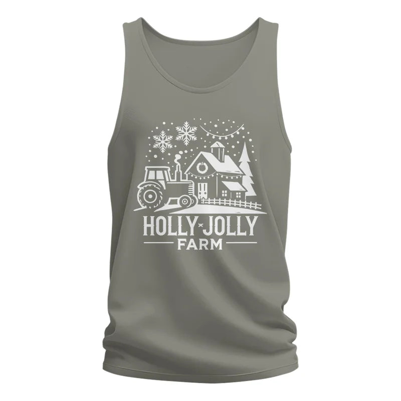 Image of Holly Jolly 3 - Unisex Jersey Tank