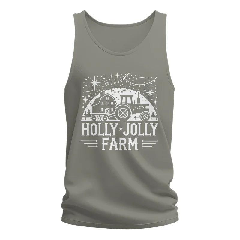 Holly Jolly Farm 2 - Unisex Jersey Tank