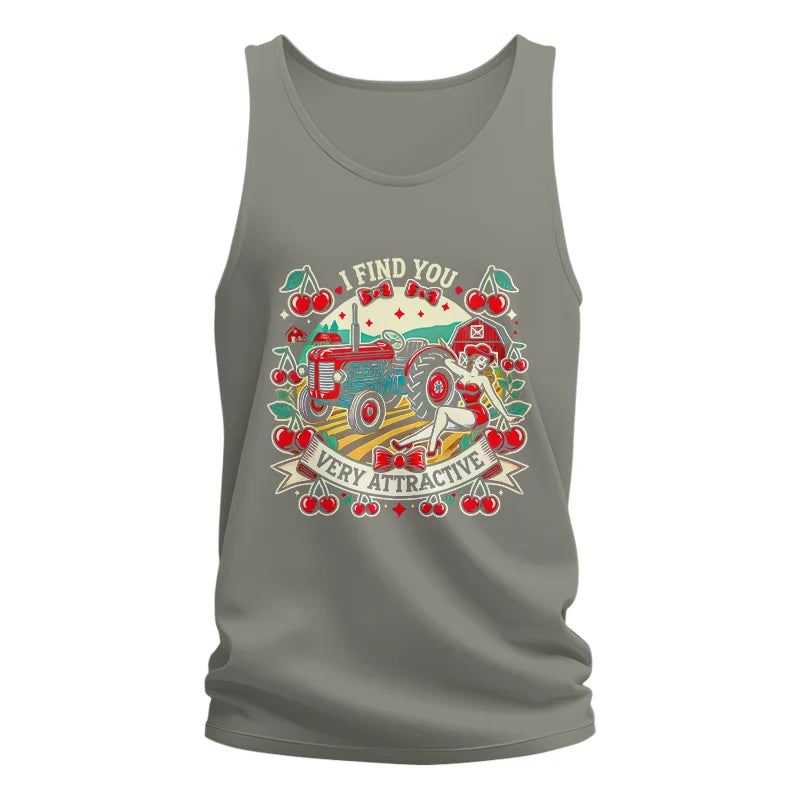 Image of I Find You Very Attractive Red Cherry - Unisex Jersey Tank