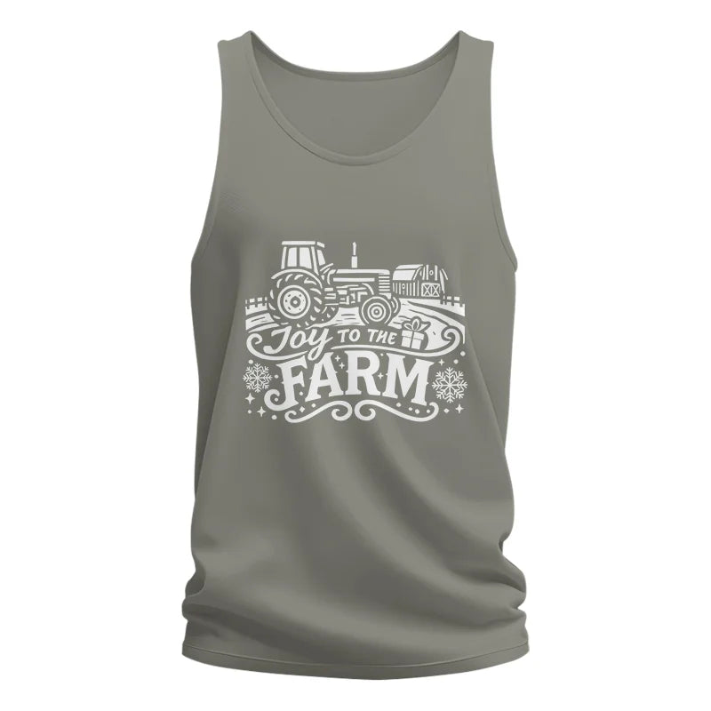 Joy To The Farm 1 - Unisex Jersey Tank