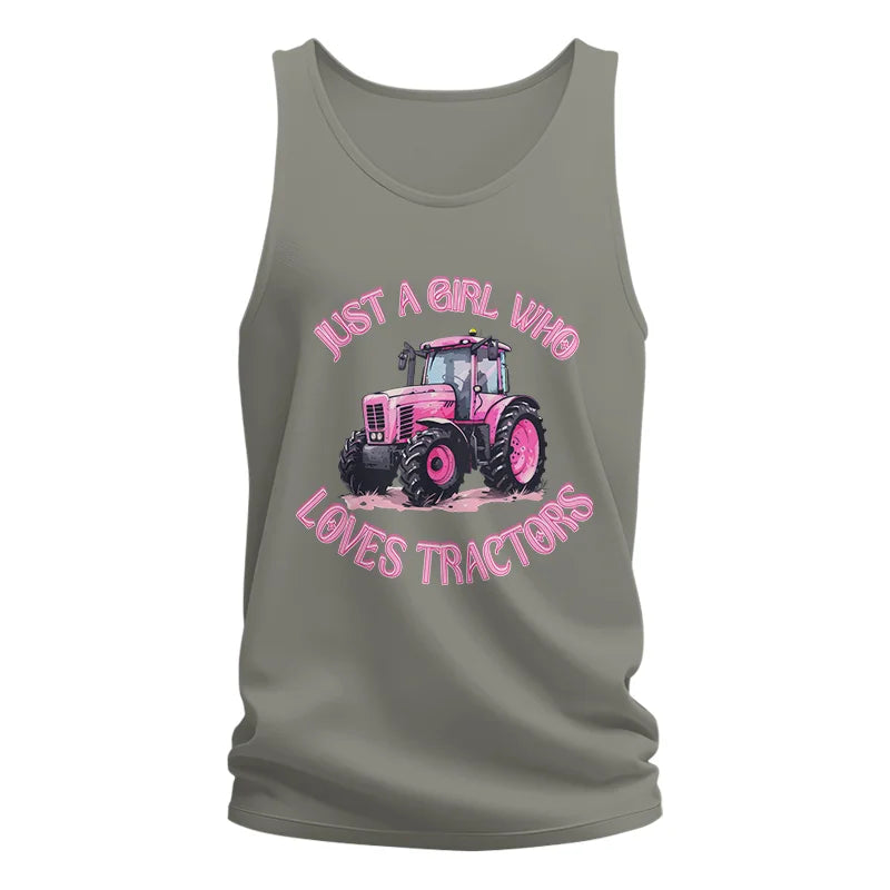 Image of Just A Girl Who Loves Tractors 1 - Unisex Jersey Tank