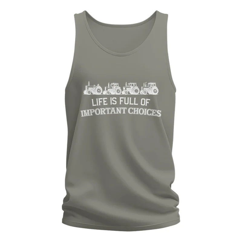 Image of Life Is Full Of Important Choices 11 - Unisex Jersey Tank