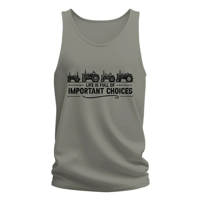 Image of Life Is Full Of Important Choices 12 - Unisex Jersey Tank