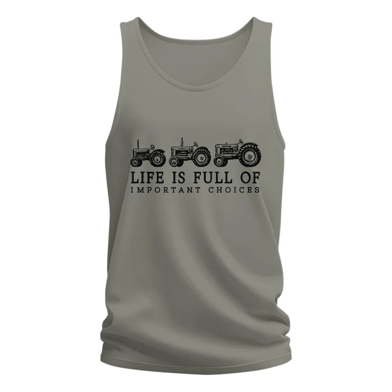 Life Is Full Of Important Choices 13 - Unisex Jersey Tank