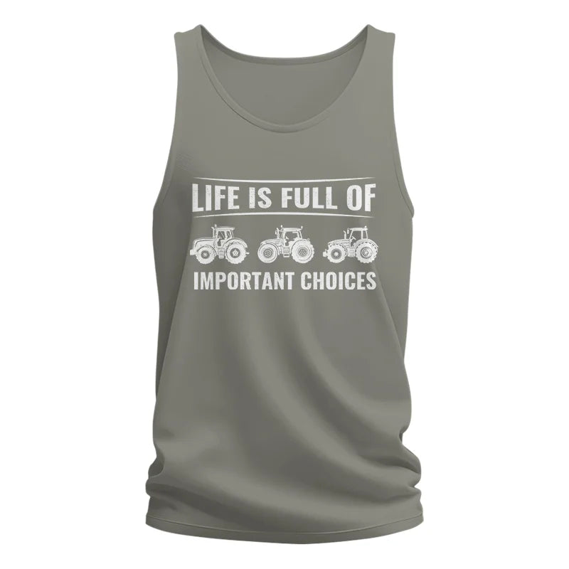 Image of Life Is Full Of Important Choices 16 - Unisex Jersey Tank