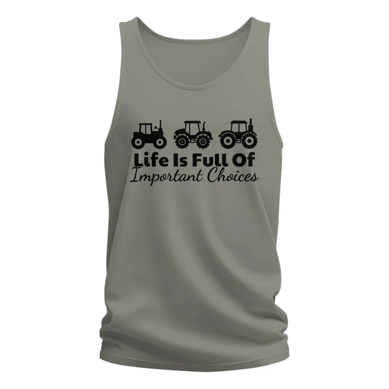 Image of Life Is Full Of Important Choices 19 - Unisex Jersey Tank