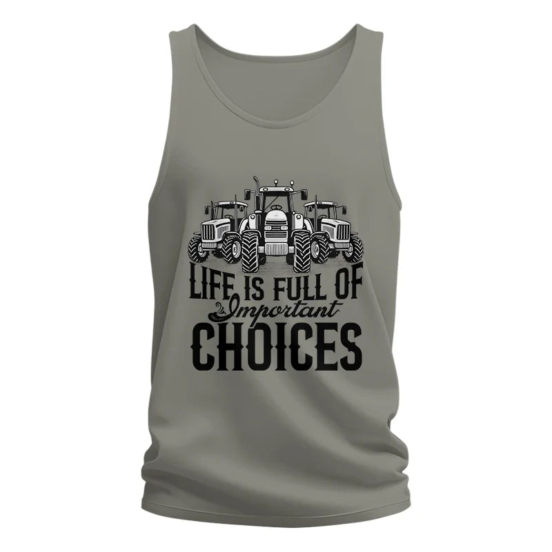 Image of Life Is Full Of Important Choices 2 - Unisex Jersey Tank