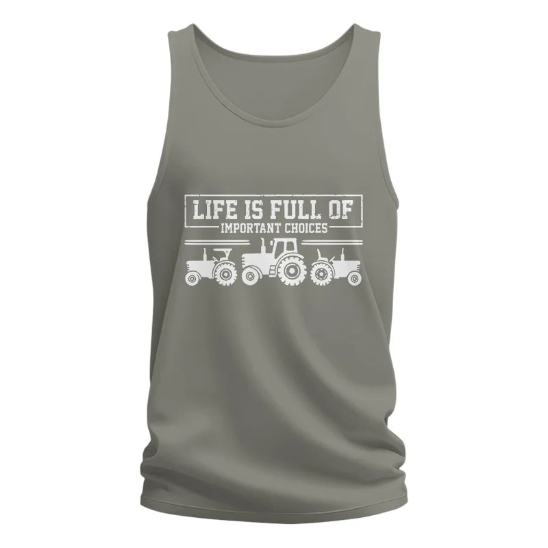 Image of Life Is Full Of Important Choices 31 - Unisex Jersey Tank