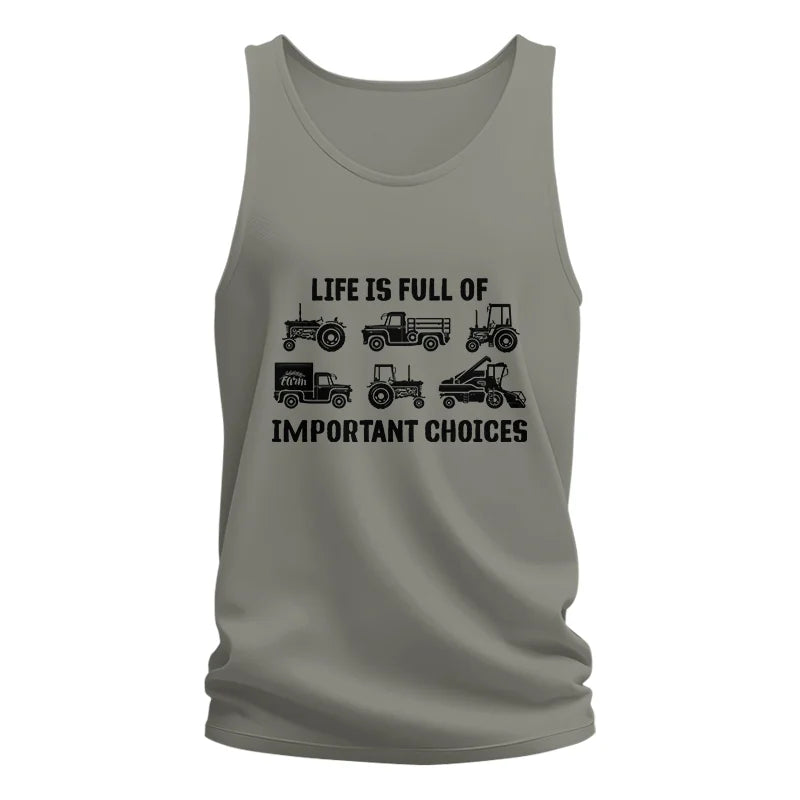 Image of Life Is Full Of Important Choices 34 - Unisex Jersey Tank