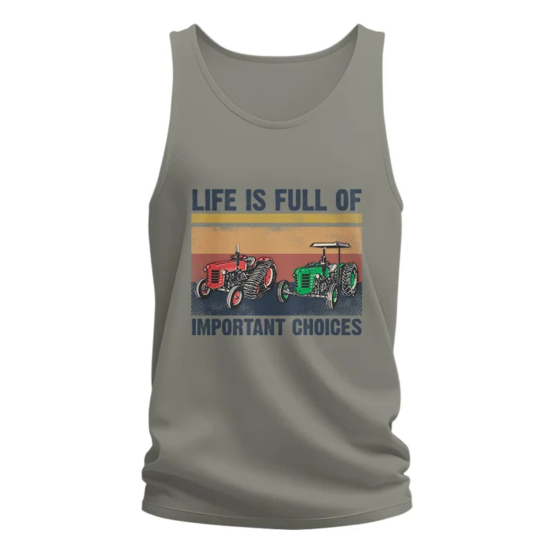 Image of Life Is Full Of Important Choices 37 - Unisex Jersey Tank