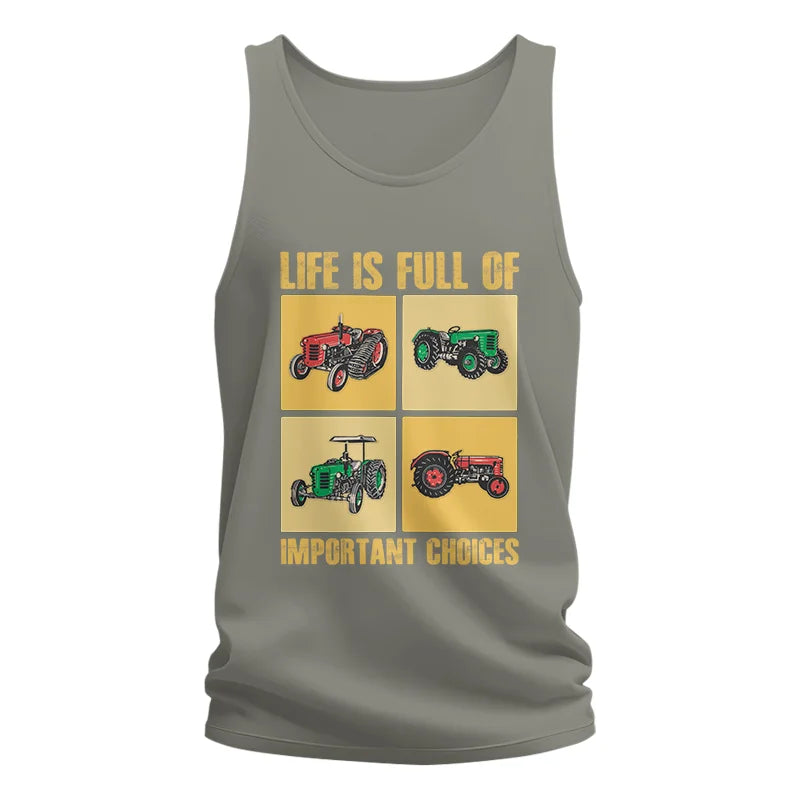 Image of Life Is Full Of Important Choices 38 - Unisex Jersey Tank