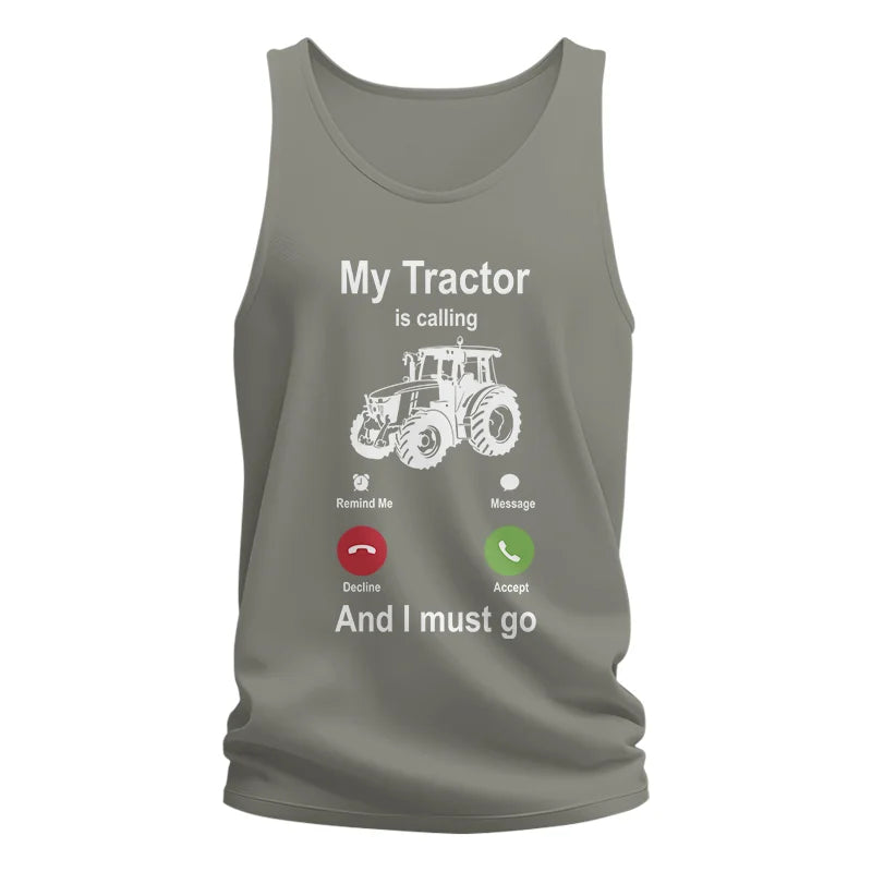 My Tractor Is Calling - Unisex Jersey Tank