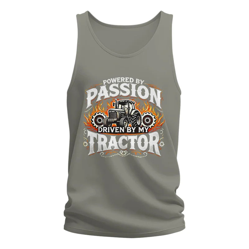 Powered By Passion Driven By My Tractor 1 - Unisex Jersey Tank