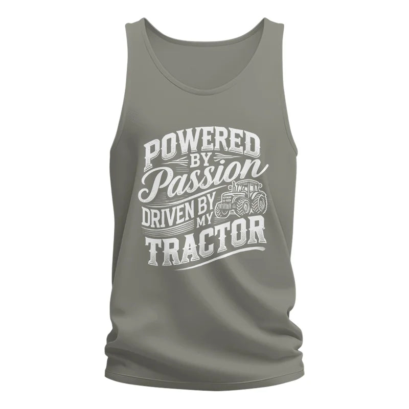 Powered By Passion Driven By My Tractor 2 - Unisex Jersey Tank