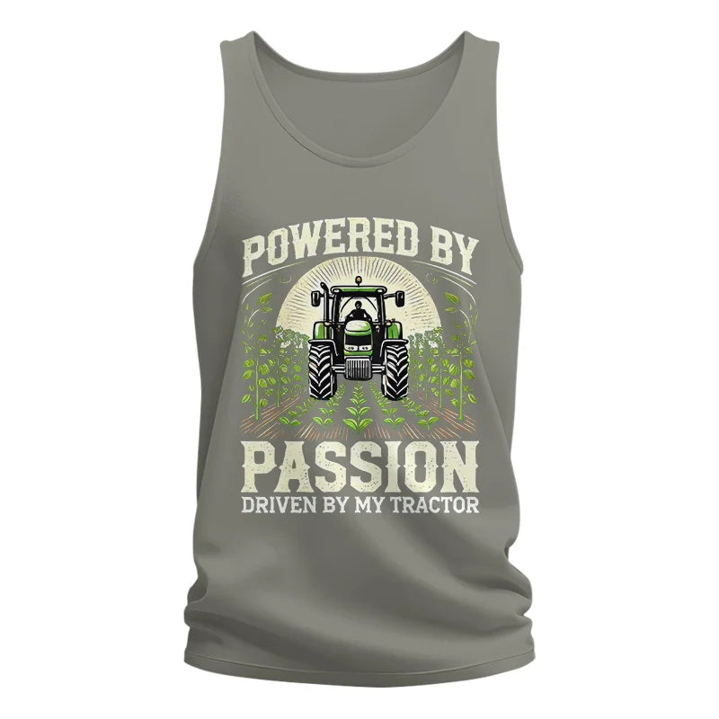 Powered By Passion Driven By My Tractor 3 - Unisex Jersey Tank