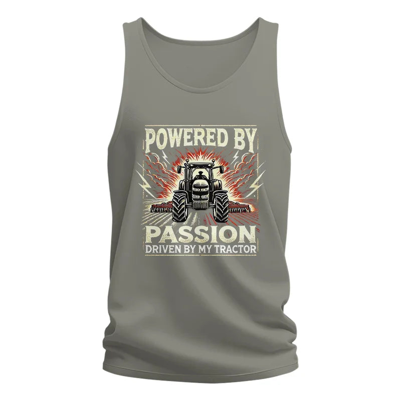 Powered By Passion Driven By My Tractor 4 - Unisex Jersey Tank