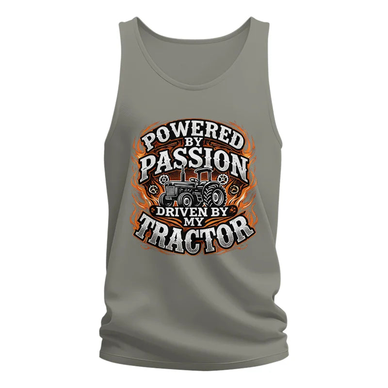 Powered By Passion Driven By My Tractor 5 - Unisex Jersey Tank