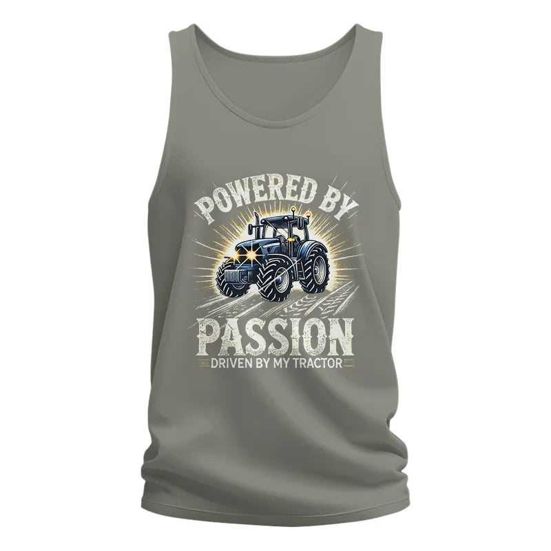 Powered By Passion Driven By My Tractor - Unisex Jersey Tank