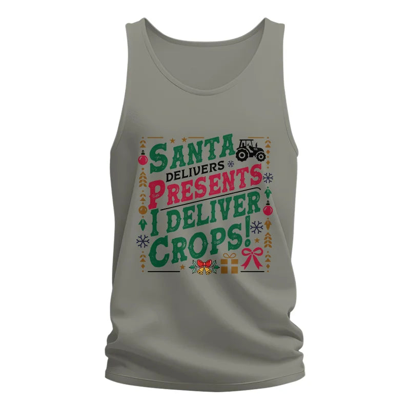 Santa Deliver Present I Deliver Crops! - Unisex Jersey Tank