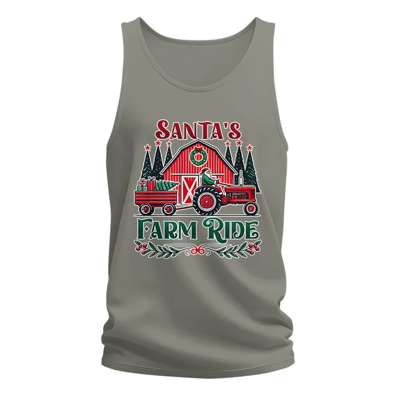 Santa's Farm Ride 1 - Unisex Jersey Tank