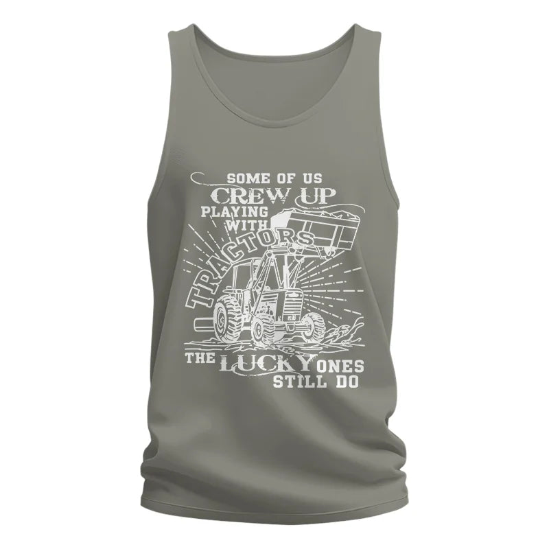 Some Of Us Grew Up Playing With Tractors 1 - Unisex Jersey Tank