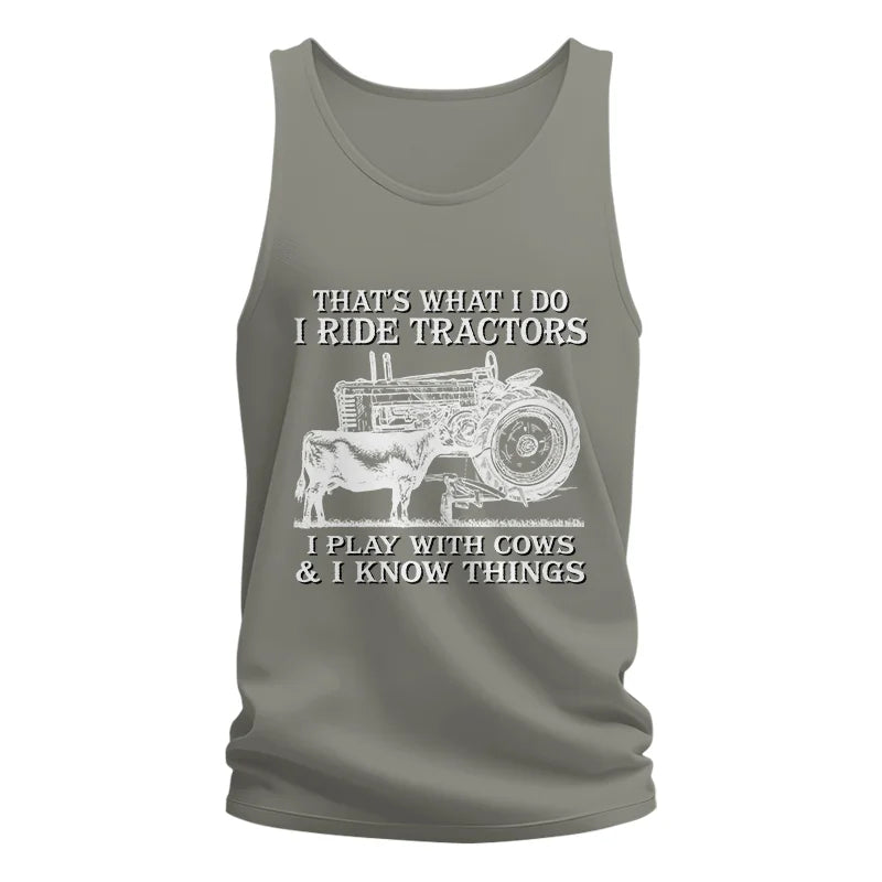 That's What I Do I Ride Tractors - Unisex Jersey Tank