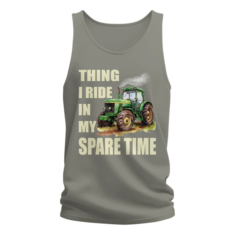 Image of Things I Ride In My Spare Time 1 - Unisex Jersey Tank