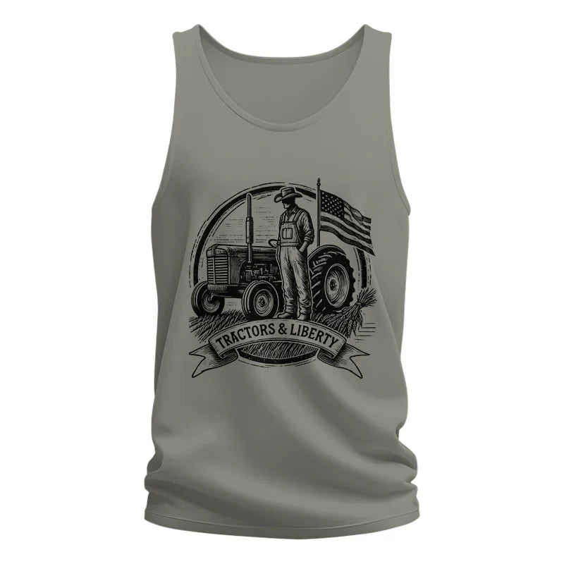 Image of Tractors And Liberty - Unisex Jersey Tank