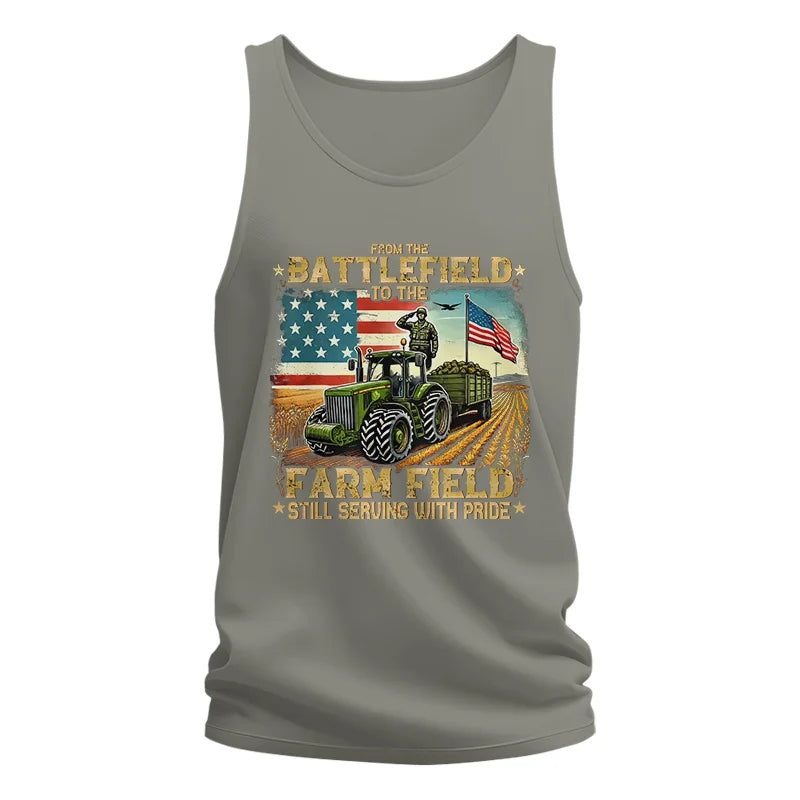 Veteran Farmer From The Battlefield To The Farm Field 2 - Unisex Jersey Tank