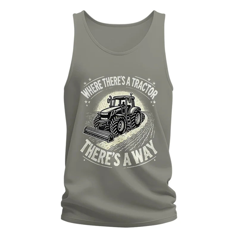 Image of Where There's A Tractor There's A Way 1 - Unisex Jersey Tank