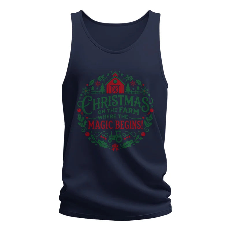 Christmas on the Farm Where the Magic Begins! 2 - Unisex Jersey Tank