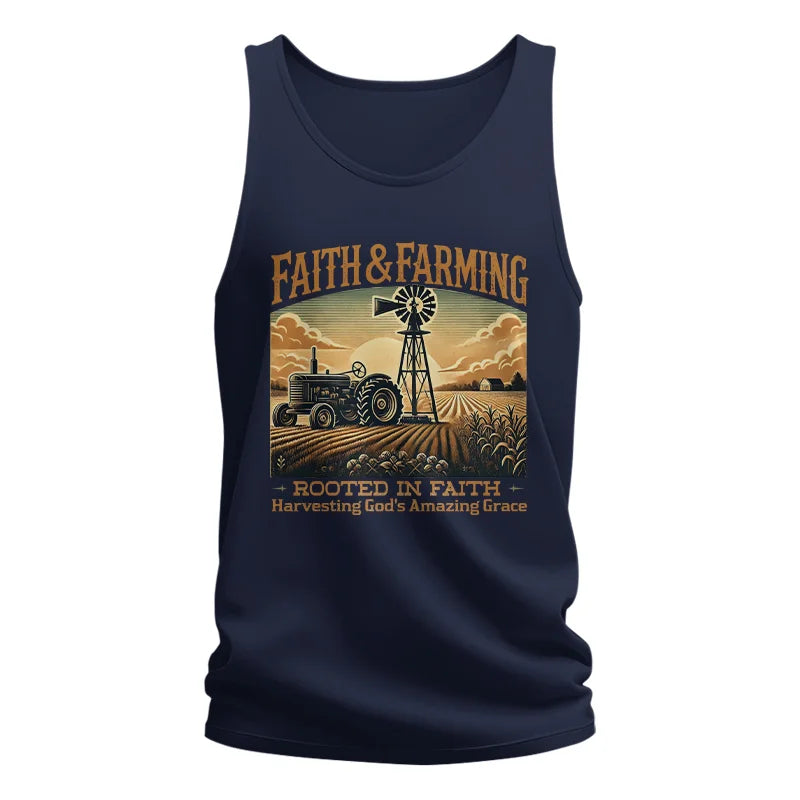 Image of Faith And Farming 3 - Unisex Jersey Tank