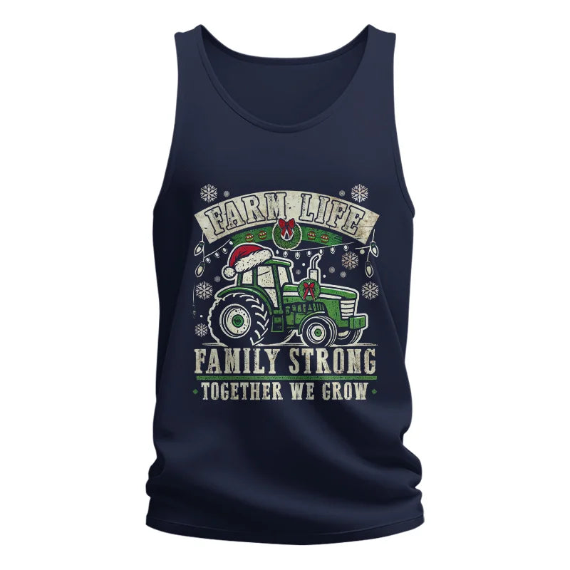 Farm Life Family Strong Together We Grow - Unisex Jersey Tank