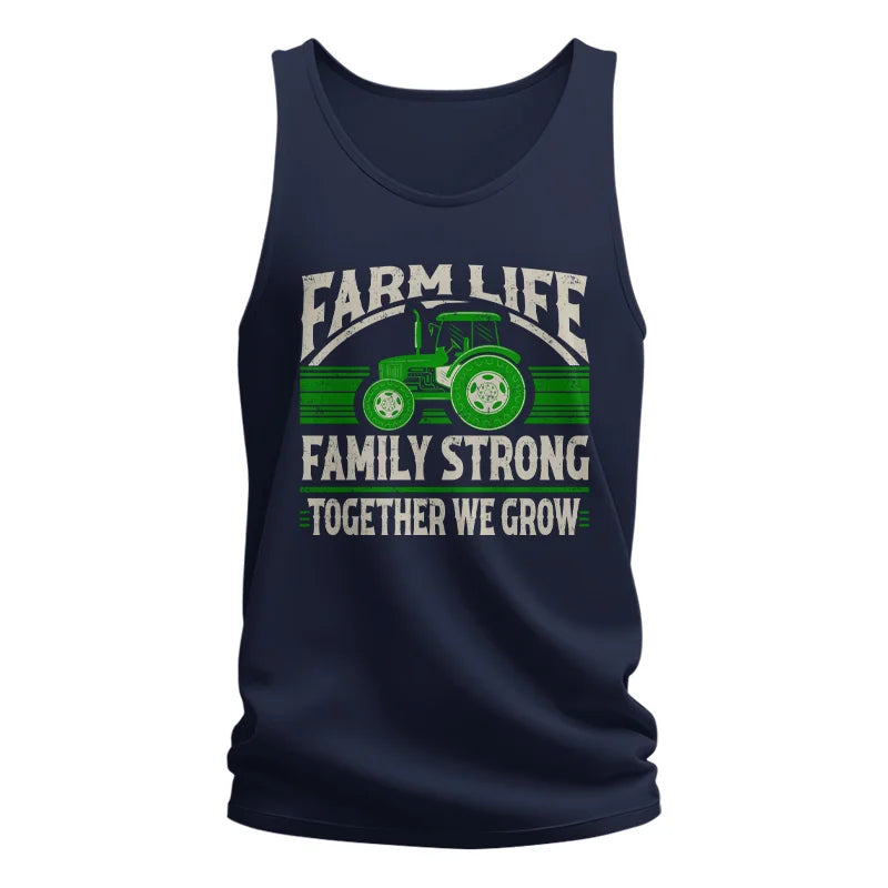 Farm life Family Strong_Together We grow - Unisex Jersey Tank