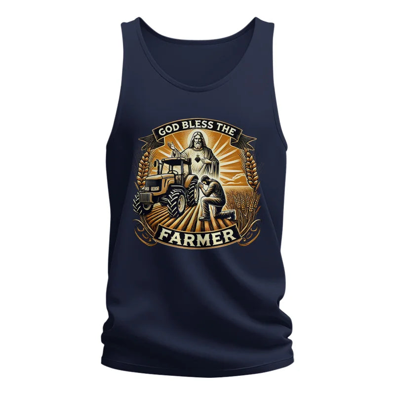 Image of God Bless The Farmer 2 - Unisex Jersey Tank