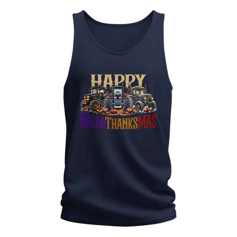 Happy HalloThanksMas - Unisex Jersey Tank