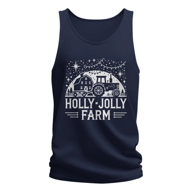 Holly Jolly Farm 2 - Unisex Jersey Tank