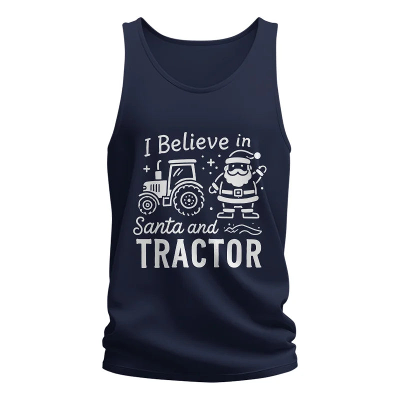 I Believe In Santa And Tractor - Unisex Jersey Tank