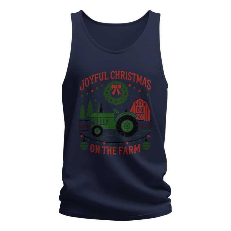 Image of Joyful Christmas On The Farm 3 - Unisex Jersey Tank