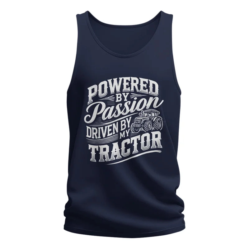 Powered By Passion Driven By My Tractor 2 - Unisex Jersey Tank