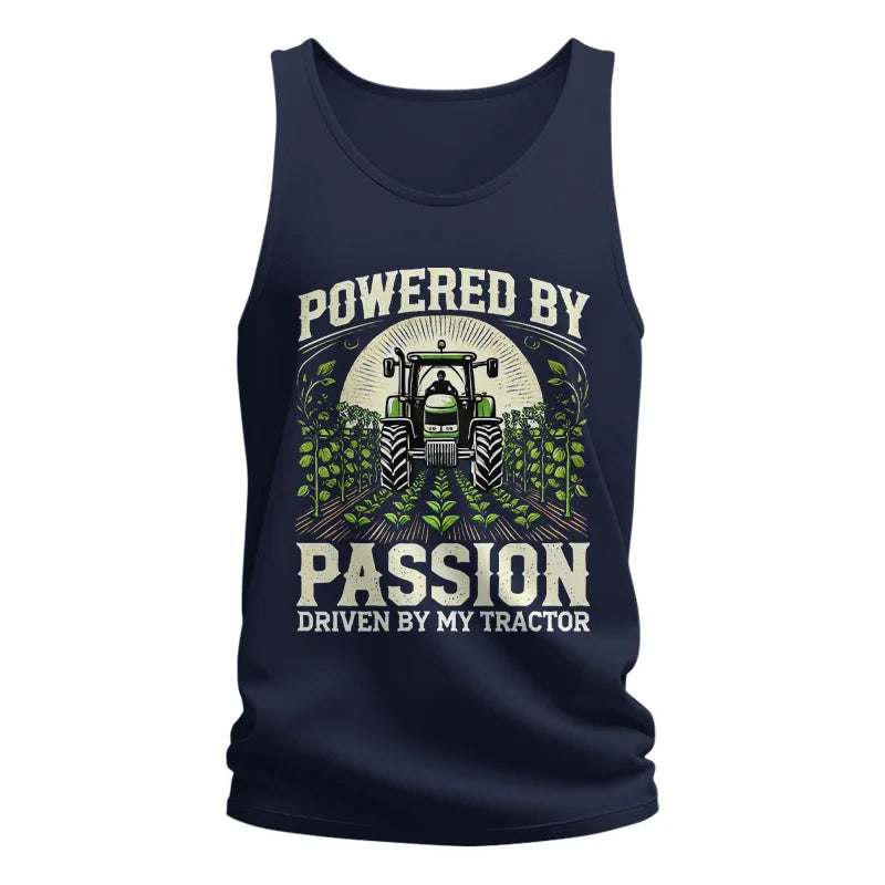 Powered By Passion Driven By My Tractor 3 - Unisex Jersey Tank