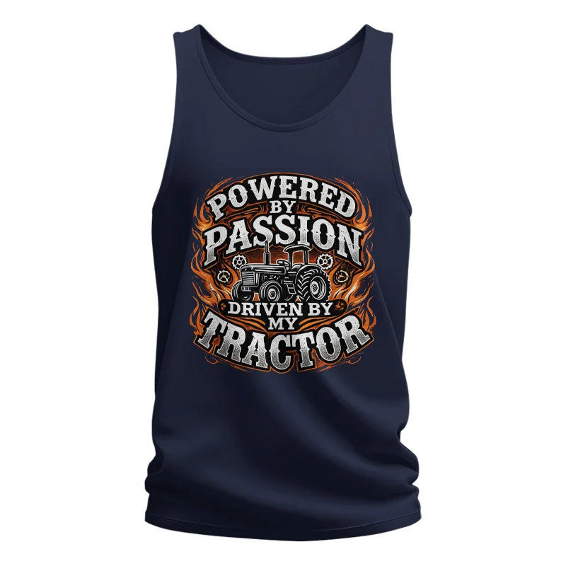 Powered By Passion Driven By My Tractor 5 - Unisex Jersey Tank