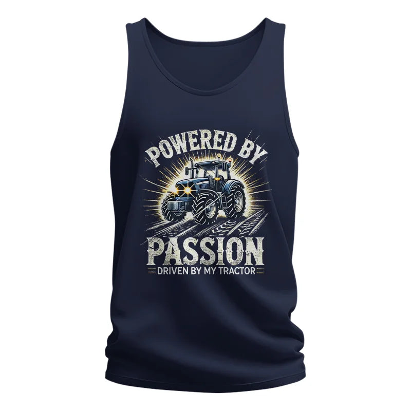 Powered By Passion Driven By My Tractor - Unisex Jersey Tank